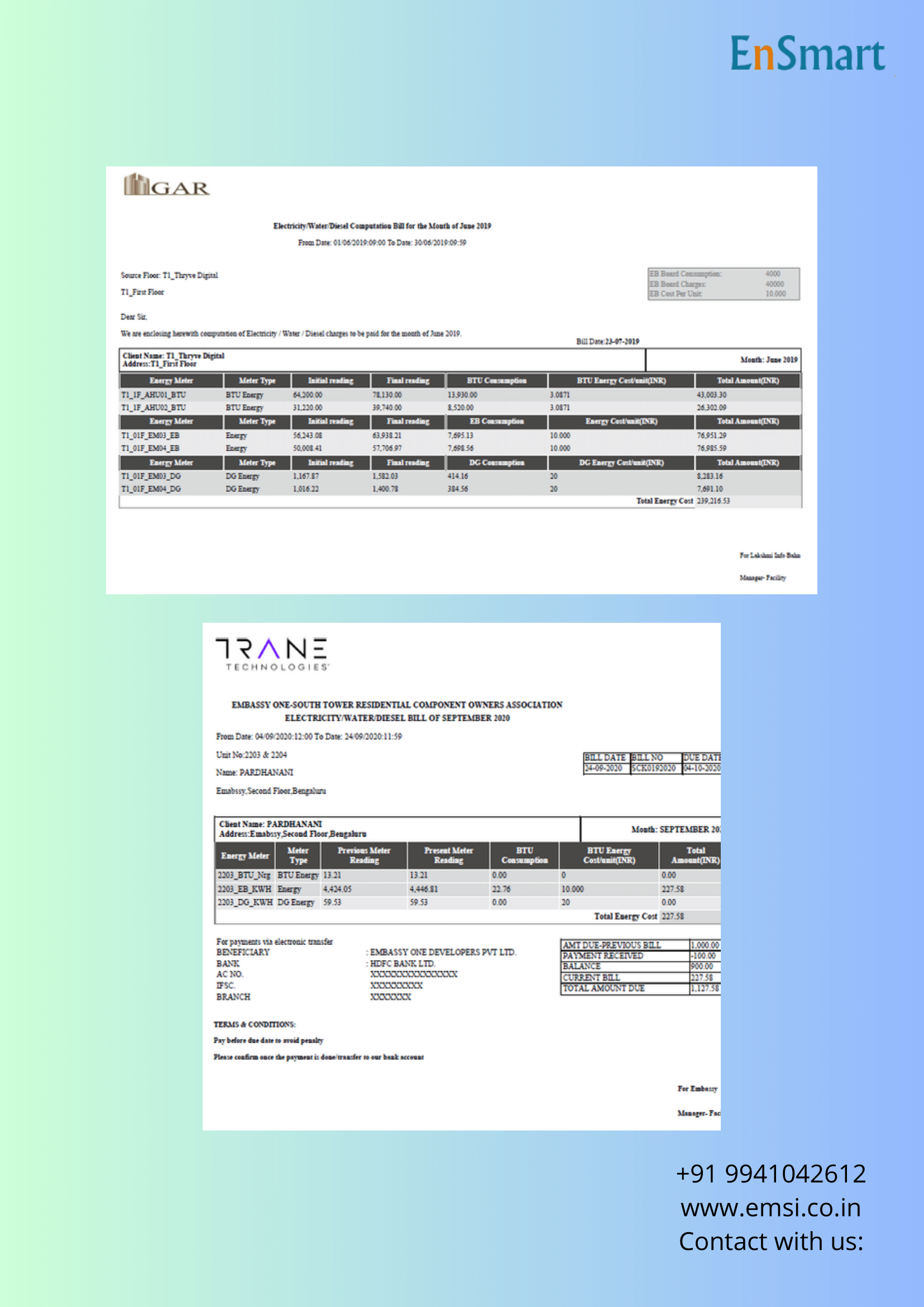 Tenant Billing Software